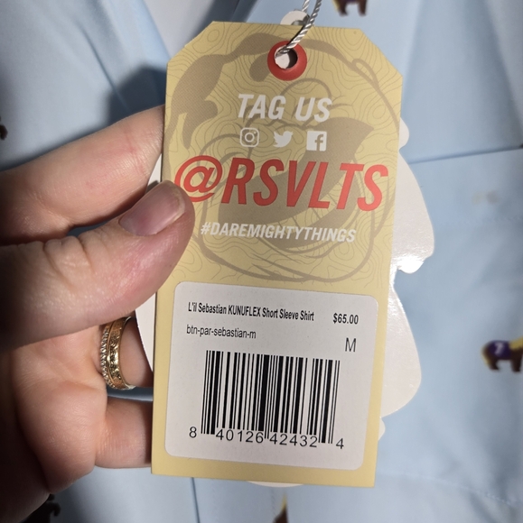 RSVLTS Parks and Rec Lil Sebastian short sleeve shirt - Picture 7 of 10